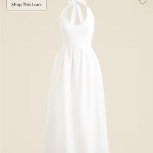 J.Crew Linen Halter Dress